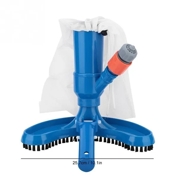 Jet Vacuum Brush Cleaner Cleaning Tool Portable for Swimming Pond Premium Material Pool Fountain FPing