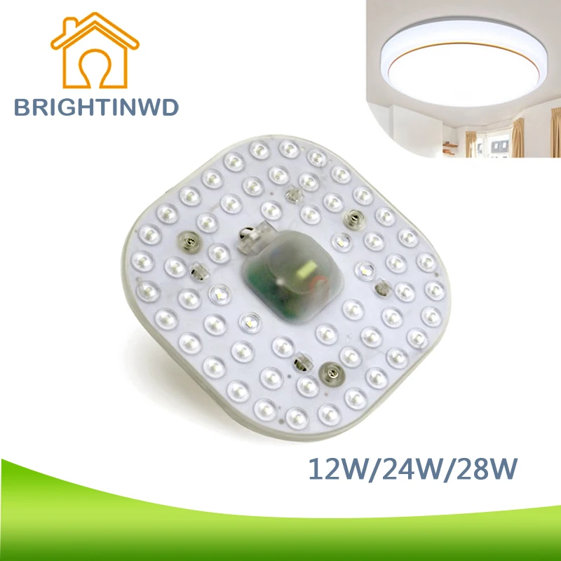 AC220V светодиодный светильник SMD2835 лампада круглый энергосберегающий потолочный