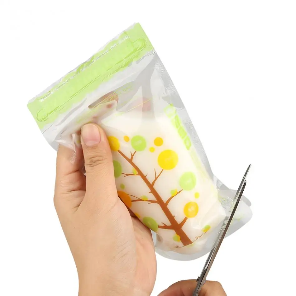 112pcs 235ml Breast milk Storage Bag Mother Milk BPA Free Baby Safe Feeding Bags Baby Food Storage Transparent Single-use