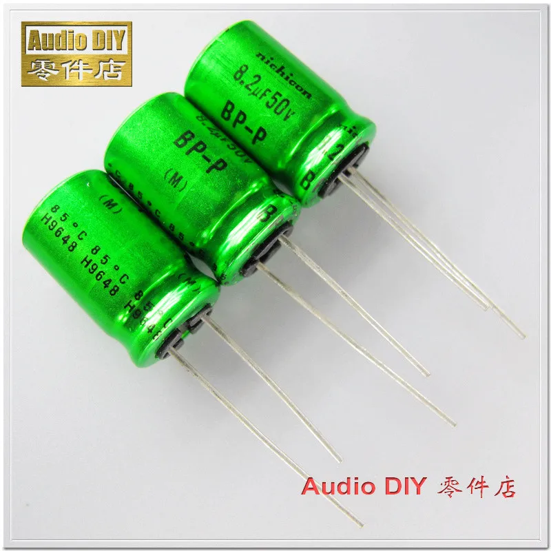 2 шт./10 шт. Nichicon BP-P 8 мкФ 50v8.2uf аудио неполярный электролитический конденсатор 12 5*20 |