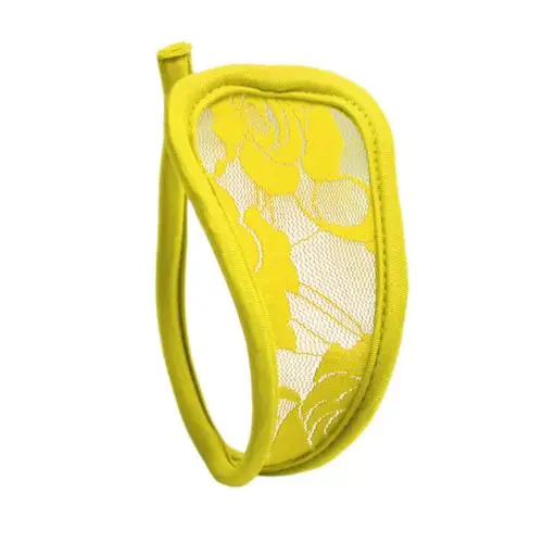 Прозрачное Кружевное сердце C слово для взрослых игра пара промежность эротический фетиш бдсм флирт трусы сексуальные инструменты для БДСМ секс-игрушки для женщин - Цвет: Yellow