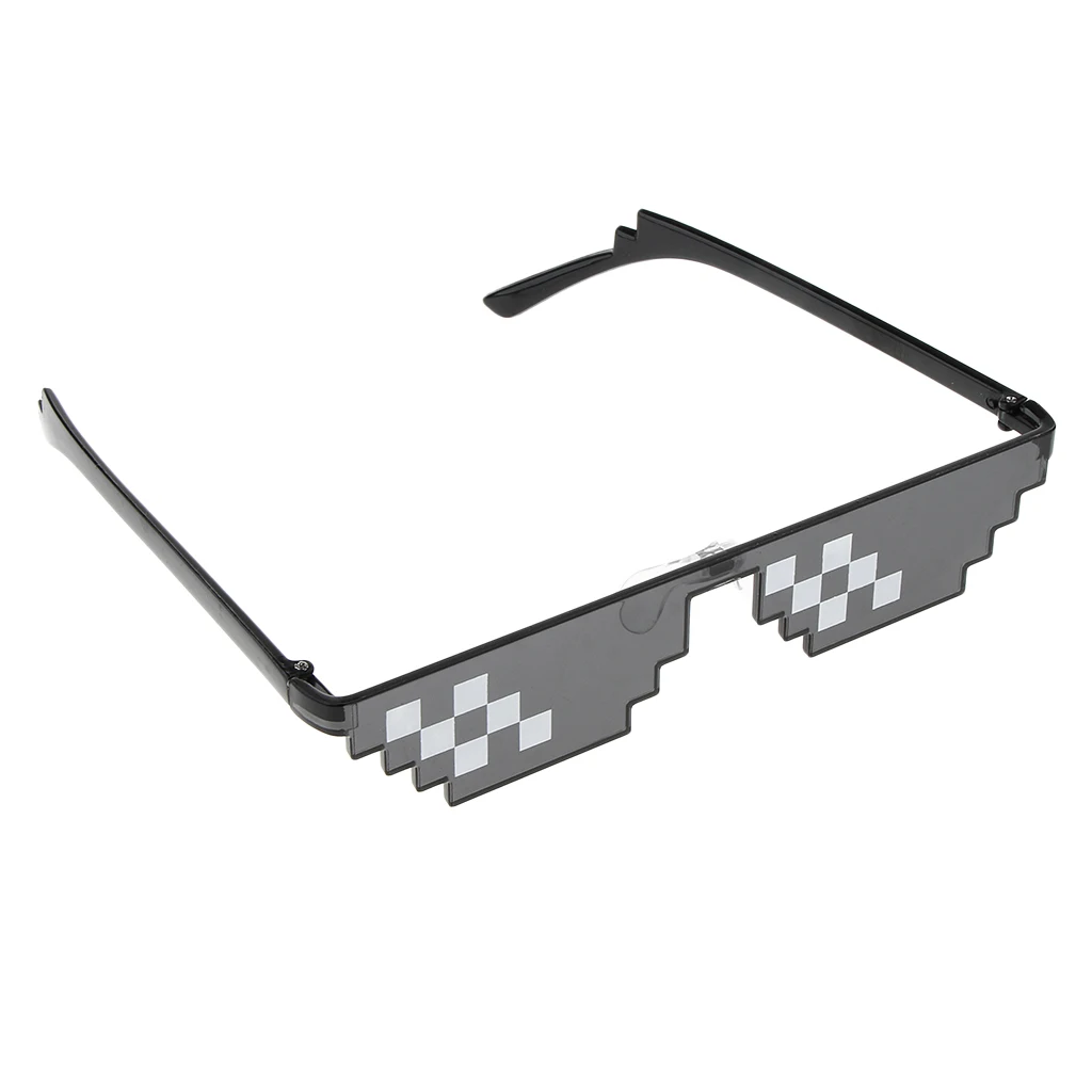 Sunglasses Men Women Glasses Men Women Funny Shades 8 Bits Pixel Mosaic Glasses Party Mosaic Vintage Eyewear