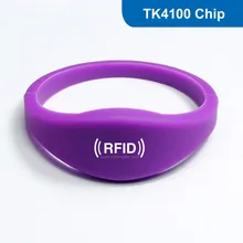 WB03 силиконовый браслет для радиочастотной идентификации RFID Браслет Бесконтактный Смарт EM карта частота 125 кГц удостоверения личности для доступа Управление с TK4100 чип