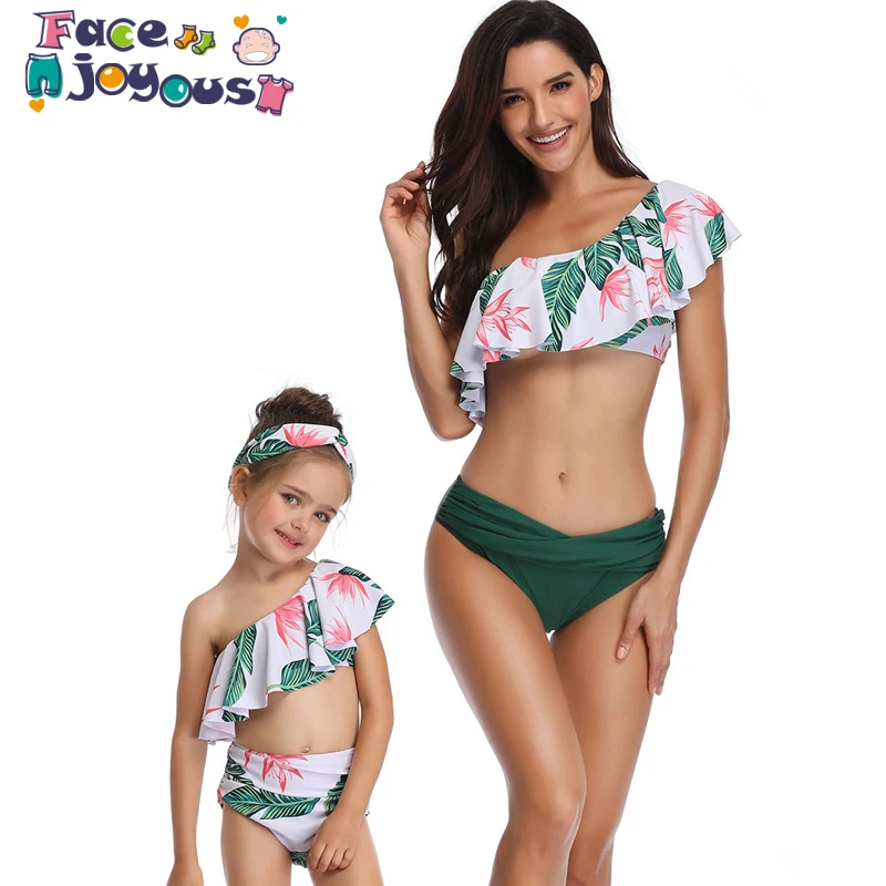 

Family Look Mom And Daughter Bathing Suit Mother Daughter Swimsuits Flower Mommy And Me Swimwear Bikini Family Matching Clothes