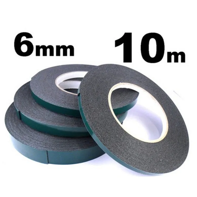 Buy 1Pcs 6mm x10m Double Sided Car Trim Moulding And