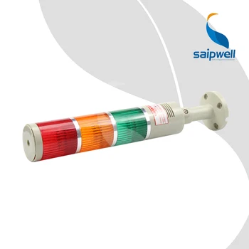 

IP33 15W 3 layer Buzer Type Signal Tower Lamp with Steady Light / High Performance Industrial ABS Warning Light (LTA205-3TJ)