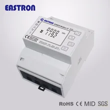 SDM630 Modbus V2 MID, multifunctionele power analyser, 1p2w 3p3w 3p4w, modbus/puls uitgang poort RS485, PV solar systeem beschikbaar