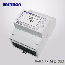 SDM630 Modbus V2 MID, multi-function power analyser, 1p2w 3p3w 3p4w, modbus/pulse output port RS485, PV solar system available