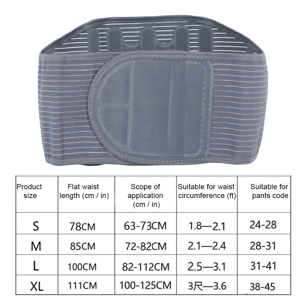 Теплый поясной пояс боль Фитнес Спорт поддерживающий корсет для поясницы поддержка er протектор ремни поддержка - Цвет: Серый