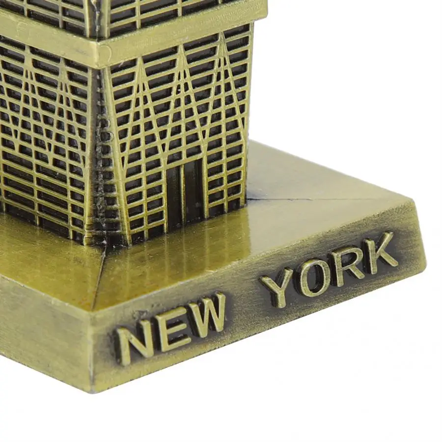 Новинка, Нью-Йорк, башня свободы, модель, домашний офис, Декор, украшения, металлическая земля, один мир, торговый центр, здание, 3D металлическая модель