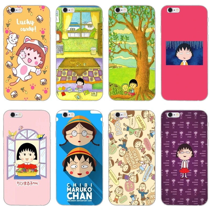 

Sakura Momoko Chibi Maruko Chan soft tpu cover case For Samsung Galaxy S10 Lite S9 S8 S7 S6 edge Plus S5 S4 Note 9 8 5 4 mini