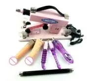 Женская секс-машина, Бесплатный дилдо, игрушка, адаптер для любой страны и зарядное устройство, автоматическая выдвижная насосная пушка, A5-002 - Цвет: Розовый
