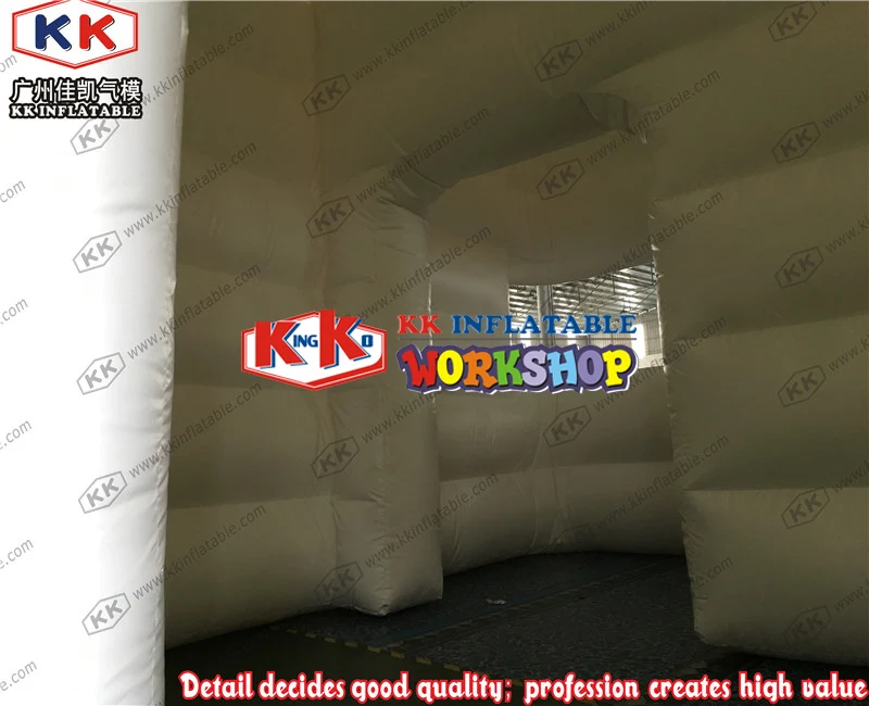 White PVC inflatable bar tent China factory inflatable products Fast inflation tent