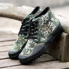 comfortable men canvas boots outdoor shoes men army boots camouflage military combat boots fashion male ankle boots wark shoes
