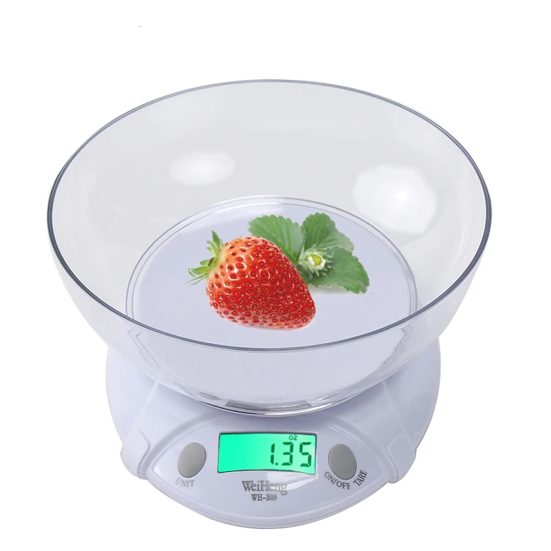 Top Selling 7 KG 1G Digital Electronic Scale Kitchen Home House Food Balance Weight With Bowl