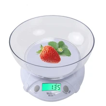 Top Verkauf 7 KG-1G Digitale Elektronische Waage Küche Haus Essen Ausgleichsgewicht Mit Schüssel Led-hintergrundbeleuchtung A + + Qualität