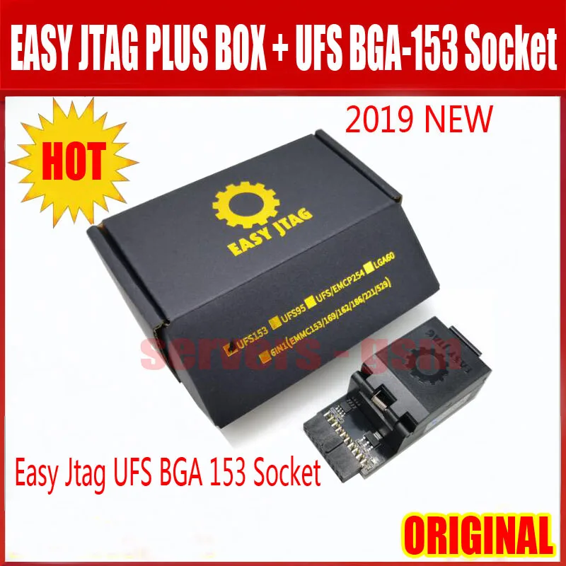 2019 новая версия Оригинальный Полный комплект легкий Jtag Plus EMMC разъем + Easy-Jtag Plus UFS BGA-153 разъем Adapterv