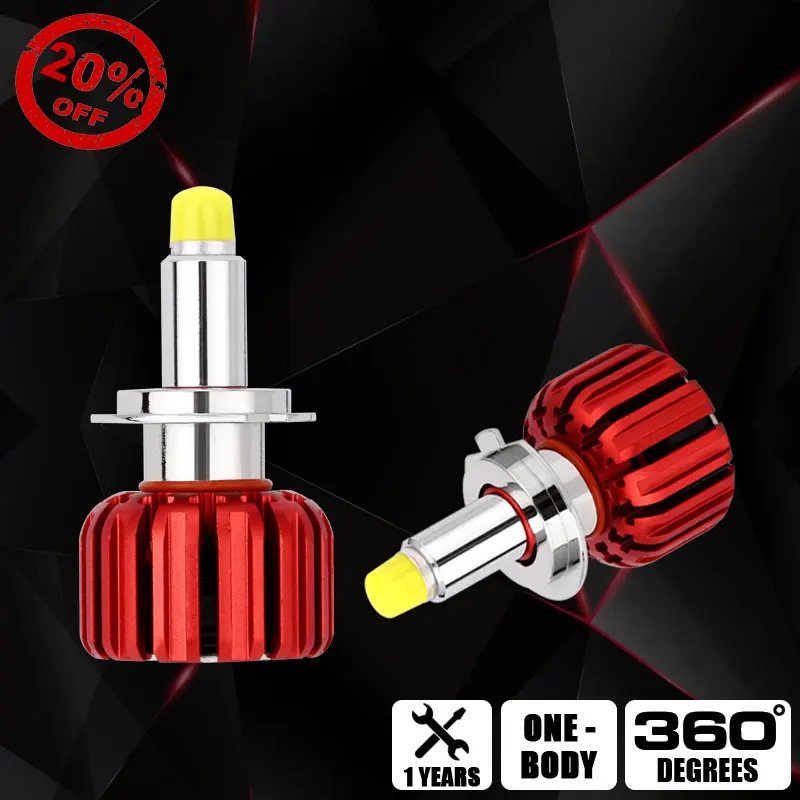 

H7 Bulb Kits H11 LED Headlight Lamp 9005 LED HB3 Bulb 9006 LED HB4 Lamp Bulbs HIR2 9012 Spot Lighting 12V 6000K 4750K Car Parts