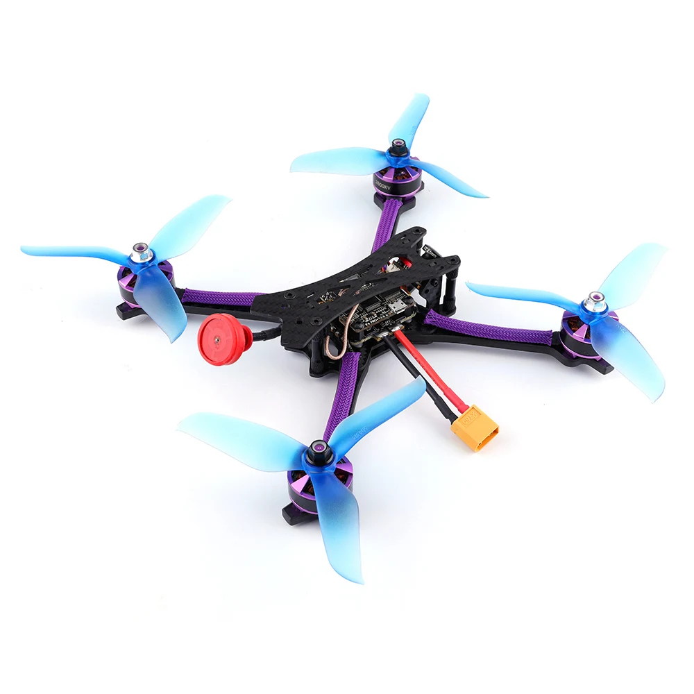 Tero Q215mm FPV Racing Drone F4 PRO+ V2 FC 35A 2-6S Blheli-S 4In1 ESC 5.8G VTX 800TVL Camera - PNP