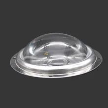 Lente de vidro óptico de 100mm com anel de silicone protetor & suporte de fixação 3 em 1 conjunto para 100 w-300 w led de alta potência