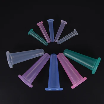 

2Pcs/set Silicone Cupping Cups Set For Face Neck Back Eyes Massage Vacuum Cans Anti-cellulite Massager Suction Cup Treatment