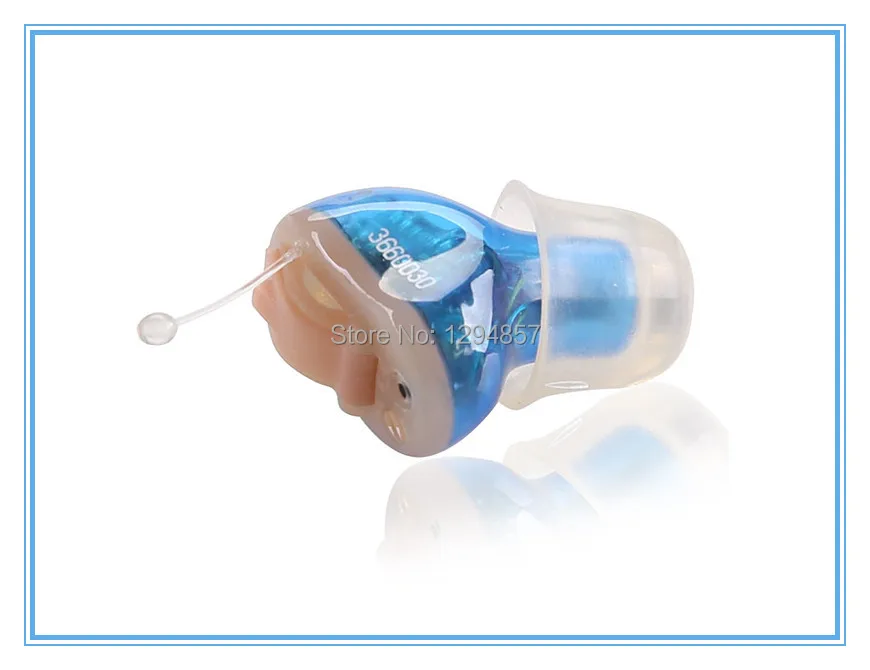 FDA Approval CIC Digital Hearing Aid with red color for right and blue