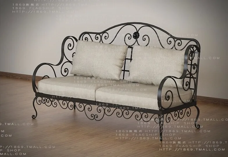 American Country Wrought Iron Sofa Bed Terrace Three Bedroom American Country Wrought Iron Sofa Bed Terrace Three Bedroom Living Room Chair Back In Garden Sofas From Furniture On Aliexpress