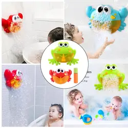 17 видов стилей Новый краб мыльных пузырей Ванная комната большой краб автоматическое устройство для мыльных пузырей Ванна игрушка ребенка