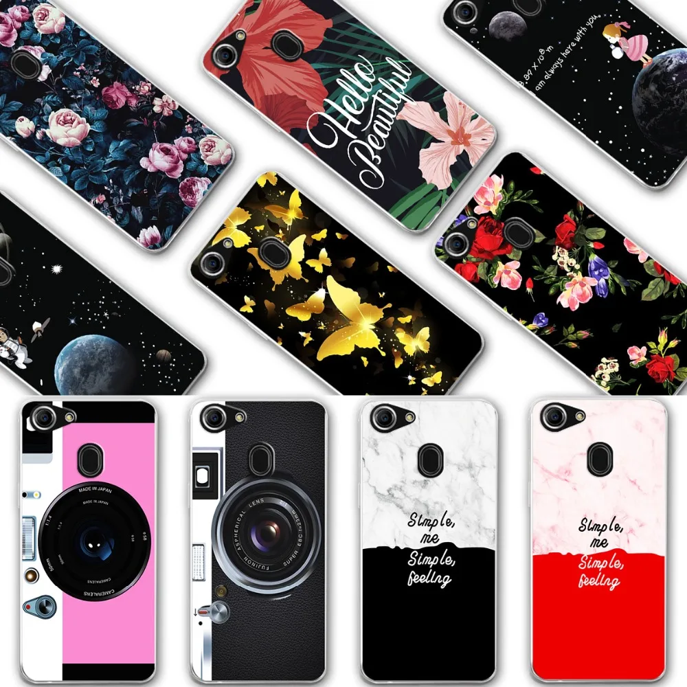

YOUVEI Chic Painted Lovers Phone Cases For OPPO F7 Silicone Back Covers Case For Oppo F7 F 7 Oppof7 Cover Fundas OPPO F7 Bags