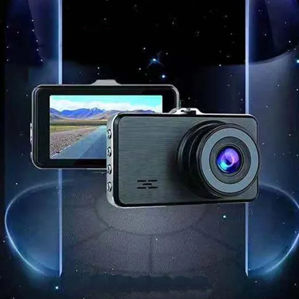 Одна запись Dash Cam Fhd 1080 P 3,0 дюймов ЖК-экран приборной панели камеры автомобиля вождения рекордер с широкоугольным углом 140 градусов, Wdr, G-Se