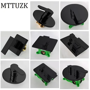

MTTUZK Solid brass wall mounted mixed water valve 2/3 function hot and cold shower faucet concealed shower mixer valve switch