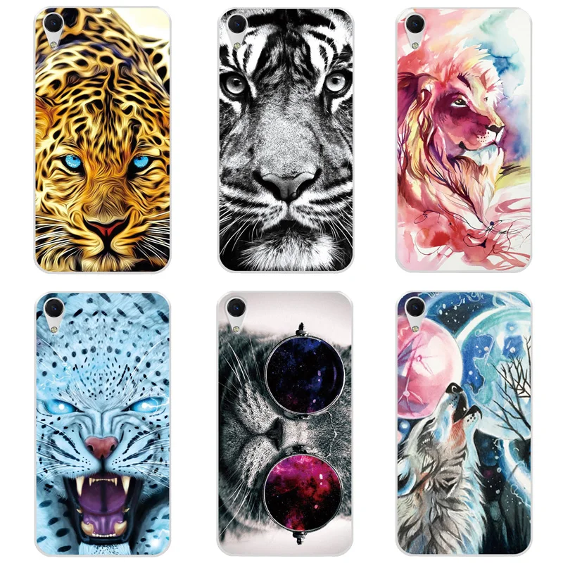 Tiger Lion Cat Animal Patterned Case For BQ BQ-4072 Strike Mini Silicone Soft Shell 4072 BQ4072 Phone Back Cover |