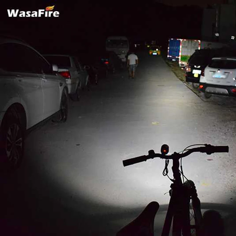 WasaFire 20000lm 12* XM-L T6 светодиодный велосипедный Светильник Велоспорт велосипед светильник головной светильник вспышки светильник Рыбная ловля светильник Frontlamp 3 режима инфракрасная лампа