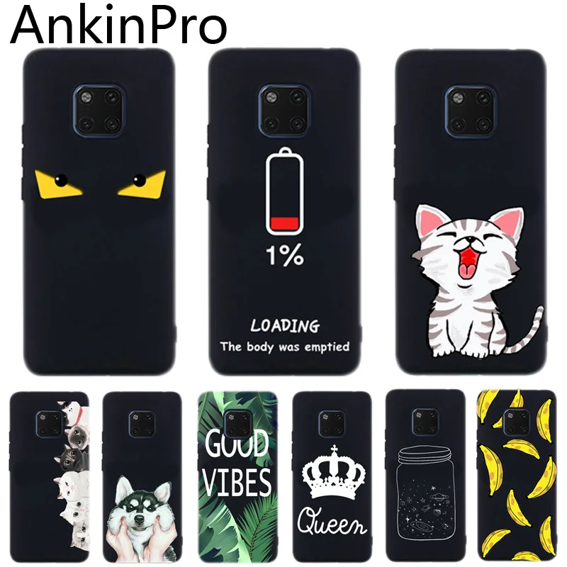 Мягкий силиконовый чехол для huawei mate 20 10 Pro Lite X черный телефона ТПУ защитные