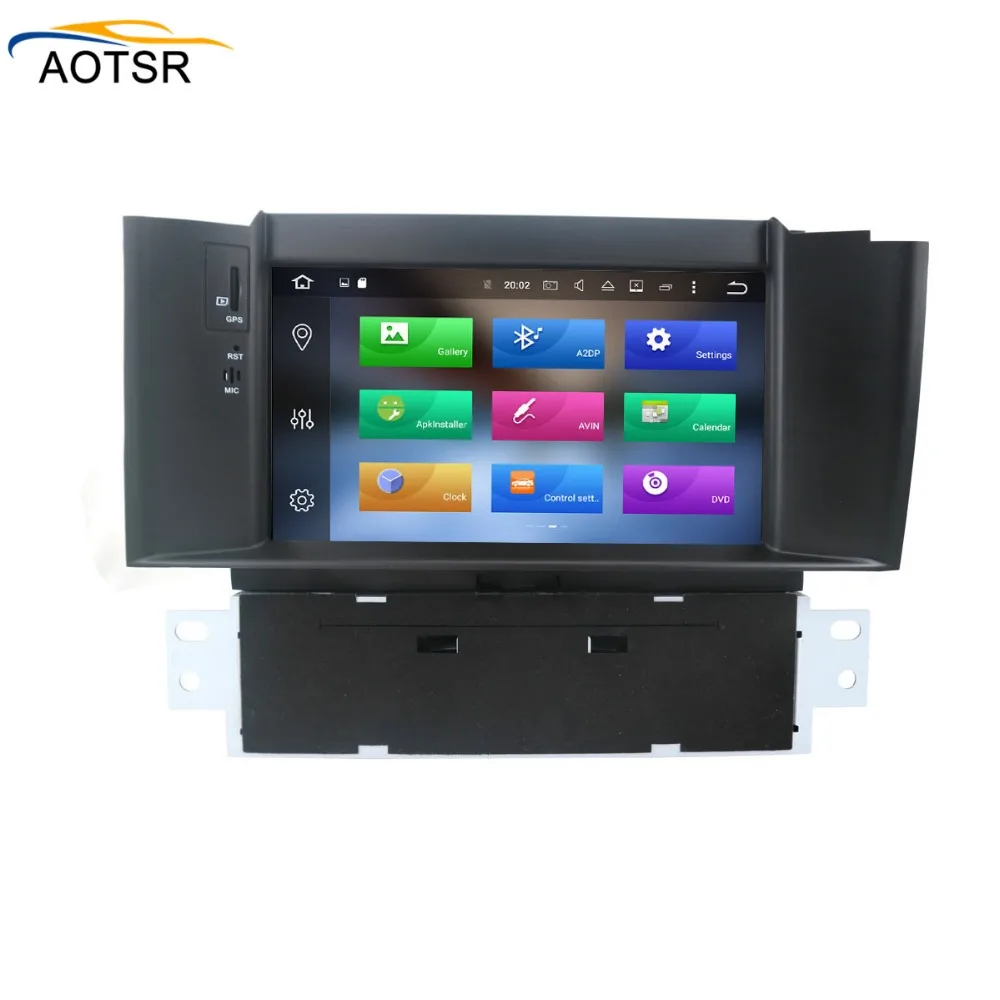  IPS Screen Android 8.0 Car multimedia dvd player head unit For Citroen C4 C4L DS4 2011 - 2015 GPS N