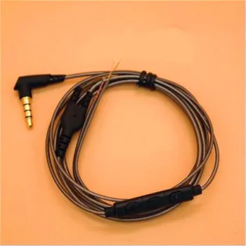 

LEORY 1.2m Standard 3.5mm Copper Core Earphone Cable DIY Earphone Audio Cable with Mic Replacement Heardphone Wire