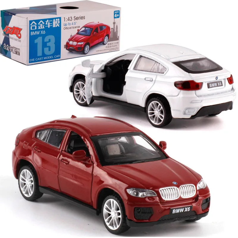 CAIPO 1:43 модель автомобиля BMWX6 из сплава металлическая литая для мальчиков