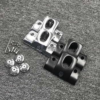 

For Harley Sportster XL883 XL1200 XR1200 2004-2017 Motorbike Drag Wrinkle Engine Spark Plug Filled Cover