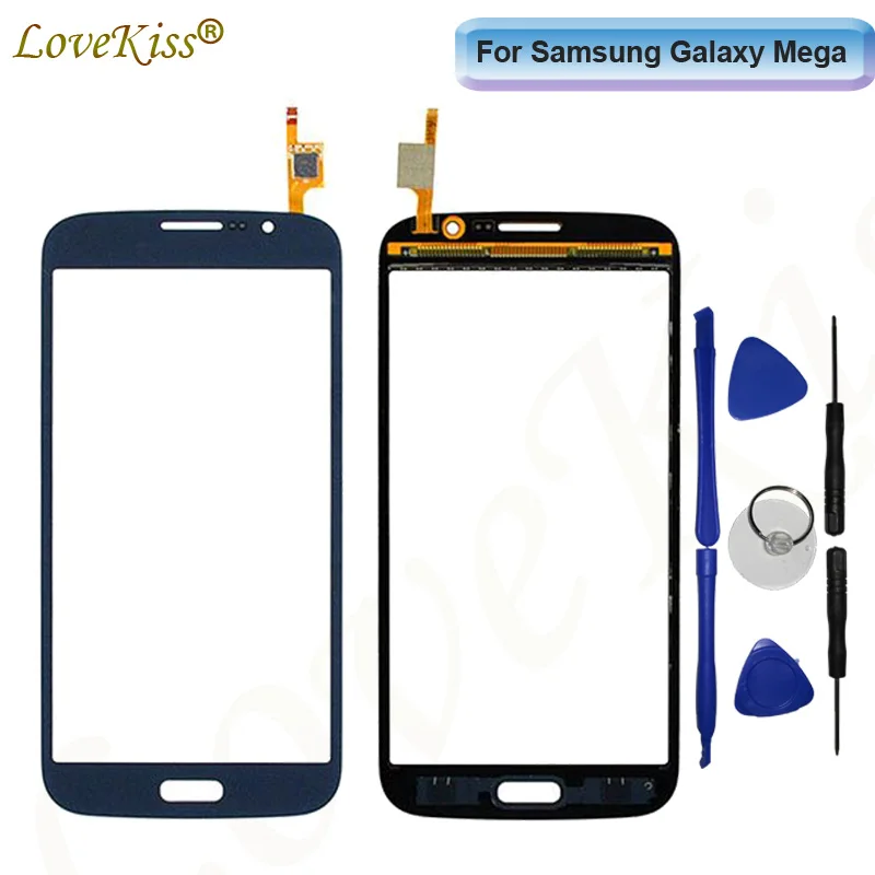 Передняя панель для samsung Galaxy Mega 5,8 i9150 i9152 GT-i9150 GT-i9152 сенсорный экран сенсорный ЖК-дисплей дигитайзер стекло TP Replair