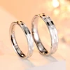 1PCS Simple Ring 925 Sterling Silver Rings For Women Classic Ring Jewelry Wholesale Pure Silver 925 Couple Rings Lovers Gifts ► Photo 2/6