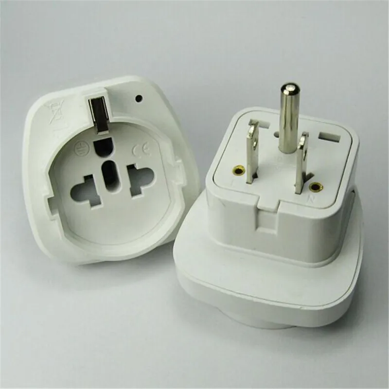 

US Standard One Round Two Flat Plug 2P + E Ground Type SD-5 Embedded European Area Conversion Plug