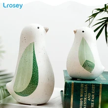 

Ceramic bird living room study furnishings cake shop window creative decorative props cold counter counter warm