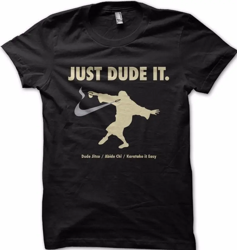 The-Big-Lebowski-Just-DUDE-it-Jeff-Bridges-ABIDE-Dudeism-printed-t-shirt-FN9264