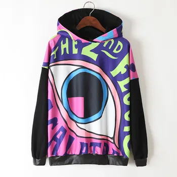 

Just.be.never Wome Hip Hop Hoodies hooded Large Size Long sleeve Pullovers Sweatshirt Kawaii harajuku Printe Kpop black tops