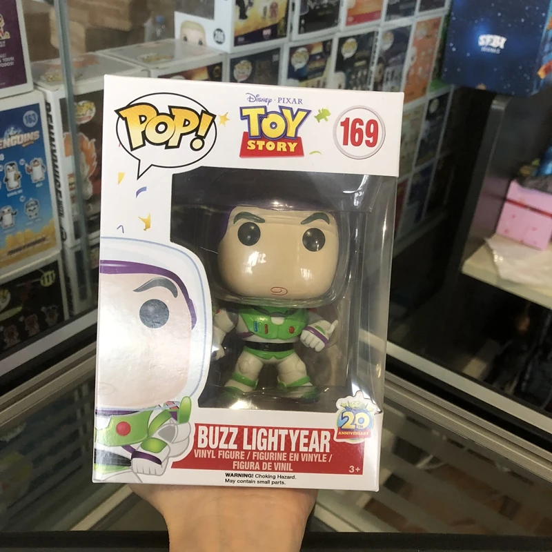 

Funko pop Original Toy Story Cartoon Buzz Lightyear Figure Collectible Vinyl Figure Model Toy with Original box
