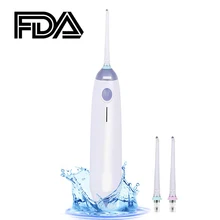 Desfone ирригатор для полости рта T8 Беспроводная водяная нить портативный стоматологический перезаряжаемый IPX6 Водонепроницаемый 3 режима водяная нить для зубов