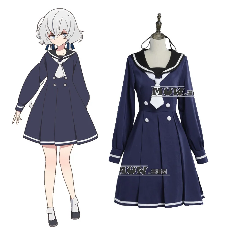 

Anime ZOMBIE LAND SAGA Cosplay Konno Junko Uniform Dress Outfit Costumes Halloween Party Sailor Suit
