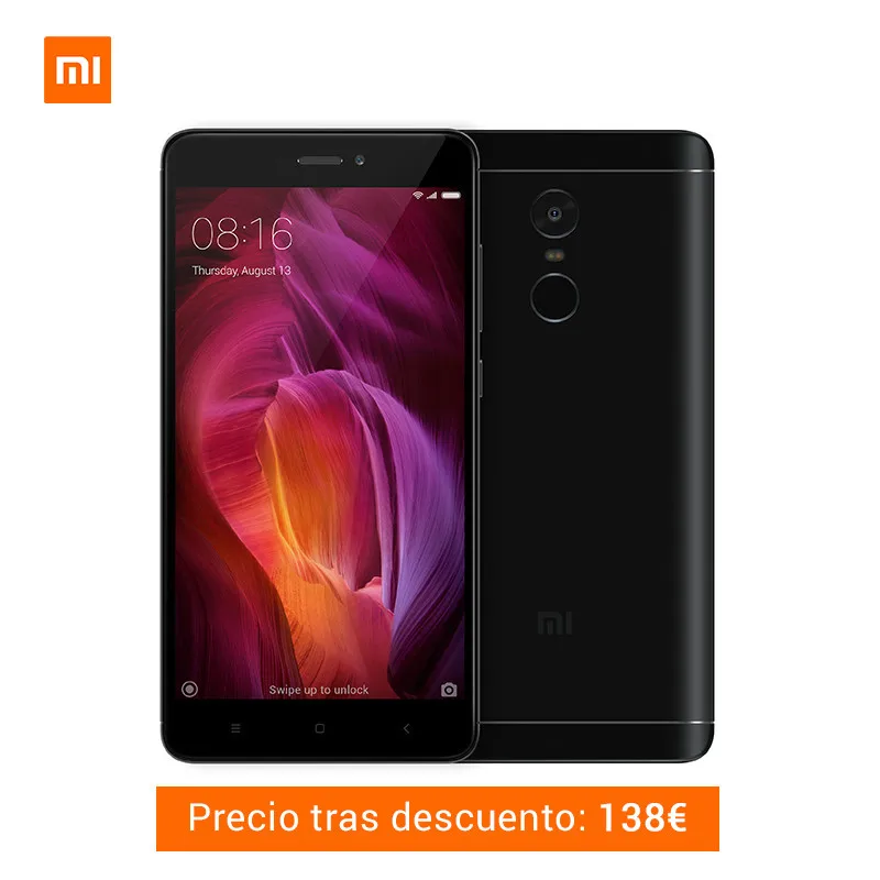 Spanish Version xiaomi redmi note 4 smartphone 3GB RAM ...