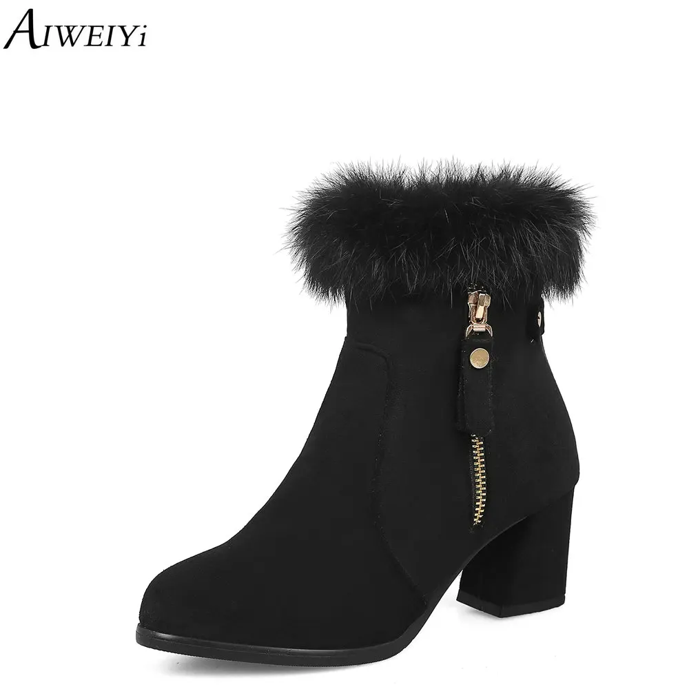 high heel short boot