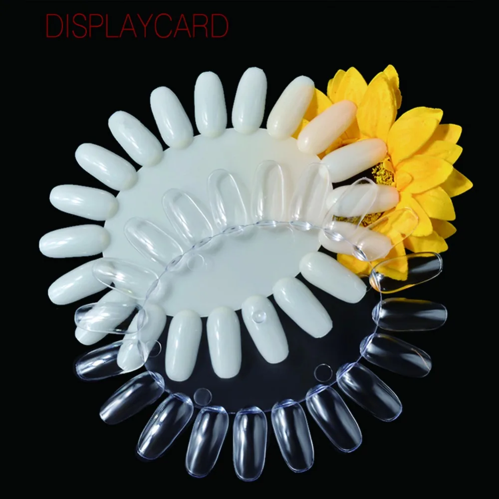 

1pc False Nails Display Nail Polish Shelves Practice Training False Nails Tips Round Tips Display For Nail Showing Shelf Tools